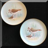 P23. Set of 2 New Life Spring 1973 bird plates by Hutschenreuther Germany/Wallace. - $$30 for pair 